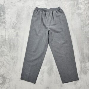 Vintage Monterey Canyon Pants Womens M PETITE Gray Pull On High Rise Tapered